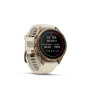 Garmin fenix 9 Pro - 43 mm, Autumn Gold Titanium se silikonovým řemínkem Cream/French Gray Garmin fenix 9 Pro - 43 mm, Autumn Gold Titanium se silikonovým řemínkem Cream/French Gray