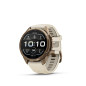 Garmin fenix 9 Pro - 43 mm, Autumn Gold Titanium se silikonovým řemínkem Cream/French Gray Garmin fenix 9 Pro - 43 mm, Autumn Gold Titanium se silikonovým řemínkem Cream/French Gray