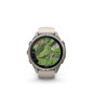 Garmin fenix 9 Pro - inReach, 43 mm, Titanium se silikonovým řemínkem Fog Gray / Dark Sandstone Garmin fenix 9 Pro - inReach, 43 mm, Titanium se silikonovým řemínkem Fog Gray / Dark Sandstone