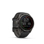 Garmin fenix 9 Pro - inReach, 43 mm, Carbon Gray DLC Titanium se silikonovým řemínkem Black/Pebble Gray Garmin fenix 9 Pro - inReach, 43 mm, Carbon Gray DLC Titanium se silikonovým řemínkem Black/Pebble Gray