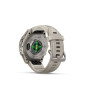 Garmin fēnix 9 - 43mm, Titanium se silikonovým řemínkem Fog Gray