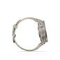 Garmin fēnix 9 - 43mm, Titanium se silikonovým řemínkem Fog Gray