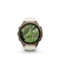Garmin fenix 9 Pro - inReach, 43 mm, Autumn Gold Titanium se silikonovým řemínkem Cream/French Gray Garmin fenix 9 Pro - inReach, 43 mm, Autumn Gold Titanium se silikonovým řemínkem Cream/French Gray
