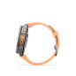 Garmin fenix 9 Pro - inReach, 43 mm, Titanium se silikonovým řemínkem Shell Pink / Autumn Orange