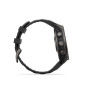Garmin fenix 9 – 47mm, Carbon Gray DLC Titanium se silikonovým řemínkem Black