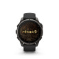 Garmin fenix 9 – 47mm, Carbon Gray DLC Titanium se silikonovým řemínkem Black