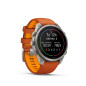 Garmin fenix 9 Pro - 47mm, inReach, Titanium se silikonovým řemínkem Autumn Orange / Spark Orange Garmin fenix 9 Pro - 47mm, inReach, Titanium se silikonovým řemínkem Autumn Orange / Spark Orange