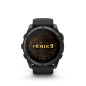 Garmin fenix 9 – 51mm, Carbon Gray DLC Titanium se silikonovým řemínkem Black