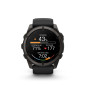 Garmin fenix 9 – 51mm, Carbon Gray DLC Titanium se silikonovým řemínkem Black