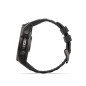 Garmin fenix 9 – 51mm, Carbon Gray DLC Titanium se silikonovým řemínkem Black